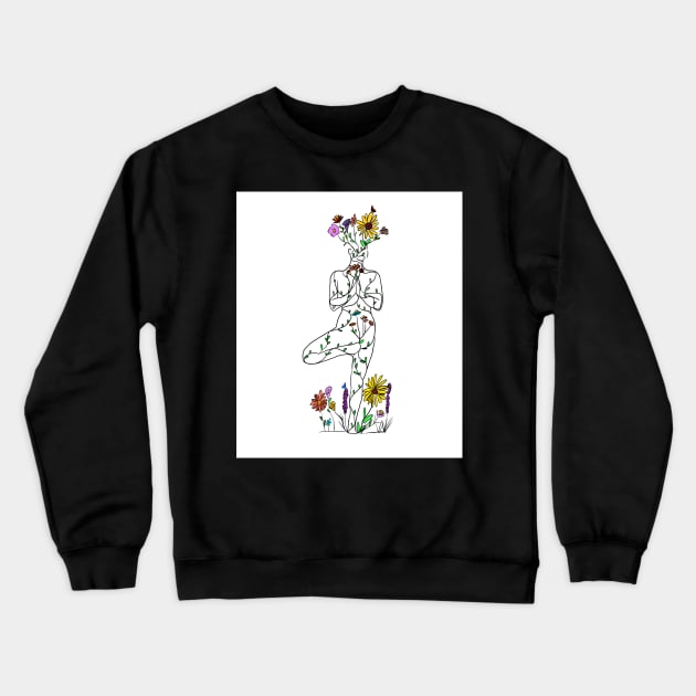 I am grounded Crewneck Sweatshirt by Treasuredreams